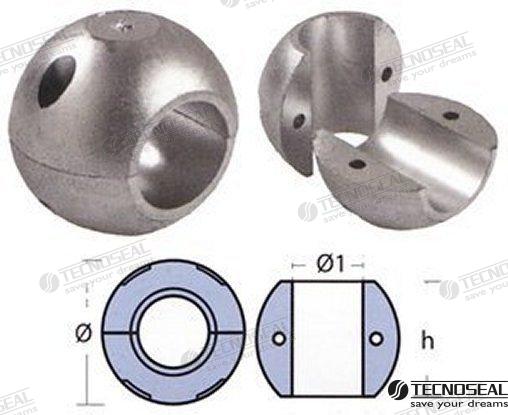 COLLARIN CORTO ZINC EJE 22MM.